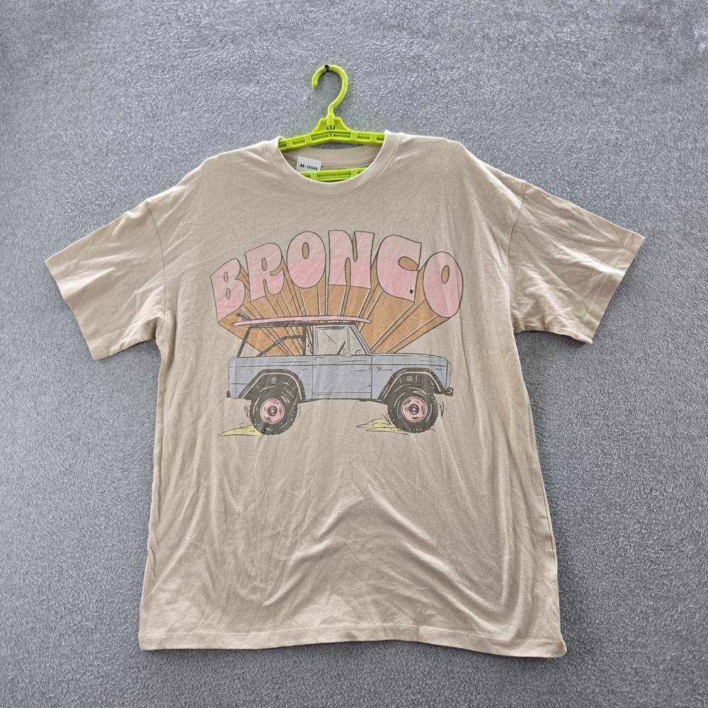 American Eagle Men Shirt M Brown Graphic Print Bronco Truck Westerncore NWT